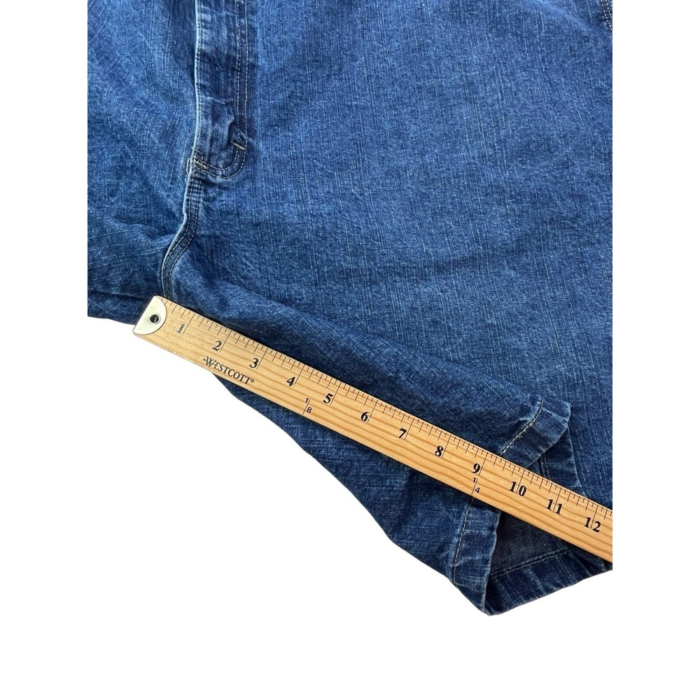 Wrangler Mens Size 48 Denim‎ Flat Front 5 Pocket Carpenter Shorts Outdoor Casual - Picture 12 of 16